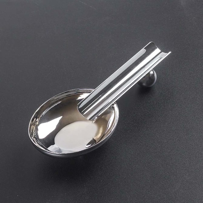 Stainless Steel Oval Cigar Ashtray for Single Cigar / Matt Black - Image 13