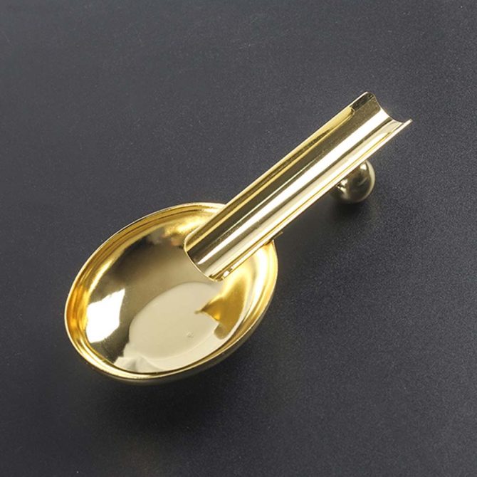 Stainless Steel Oval Cigar Ashtray for Single Cigar / Matt Black - Image 9