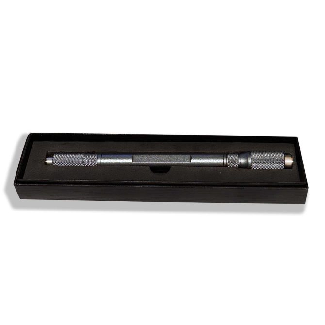 Double Punch Cutter & Cigar Enhancer Tool / Gun Metal - Image 6