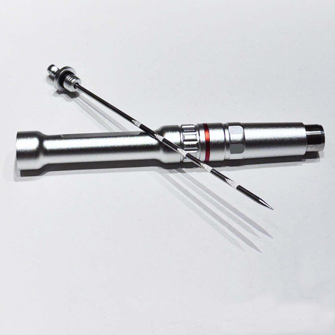 Double Punch Cutter & Cigar Enhancer Tool / Silver - Image 8