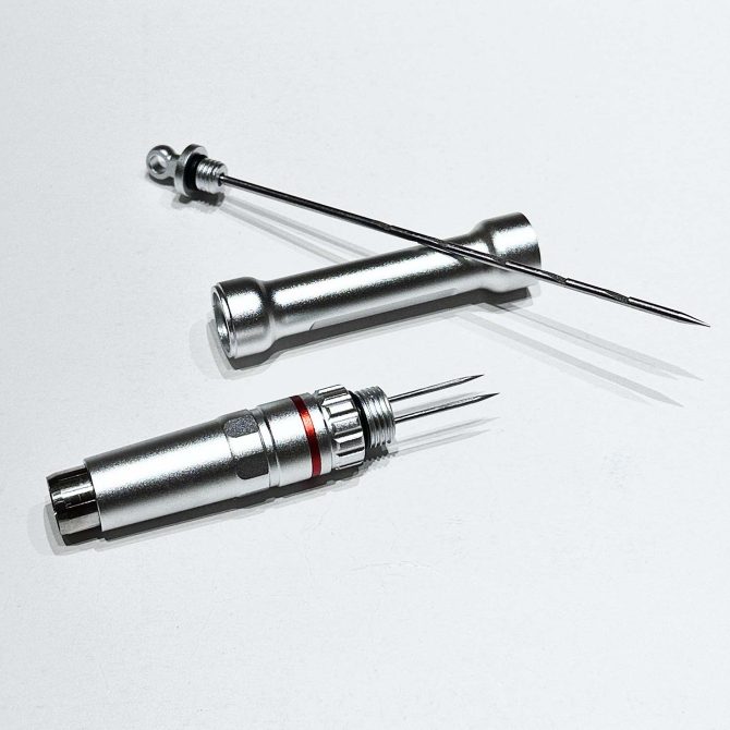 Double Punch Cutter & Cigar Enhancer Tool / Silver - Image 9