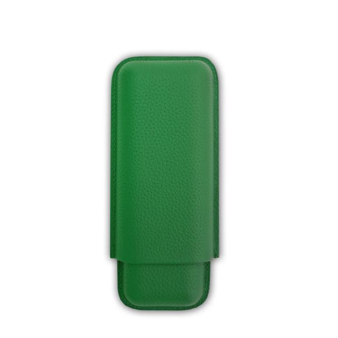 VSB London Two Finger Green Leather Cigar Case - Image 5