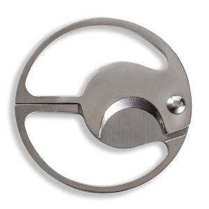 Round Stainless Steel Pocket Cigar Scissors
