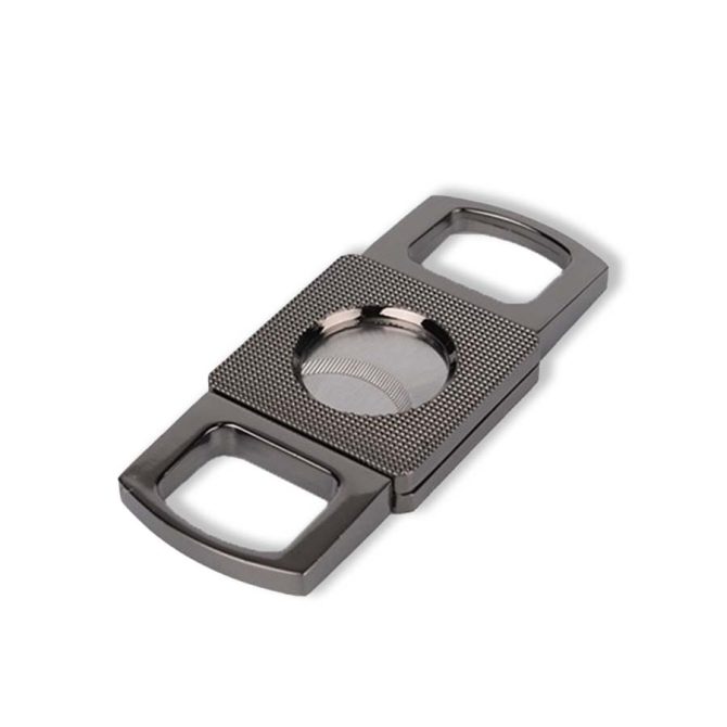 BLD 2F Double Blade Cigar Cutter – Square – Gunmetal