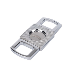 BLD 2F Double Blade Cigar Cutter – Square – Polished Chrome