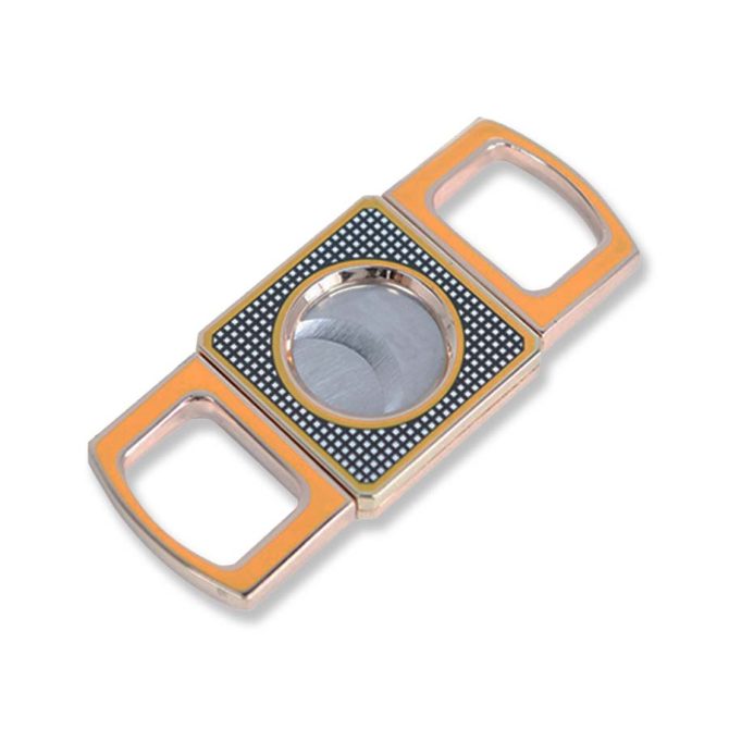 BLD 2F Double Blade Cigar Cutter – Square – Rose Gold - Image 4
