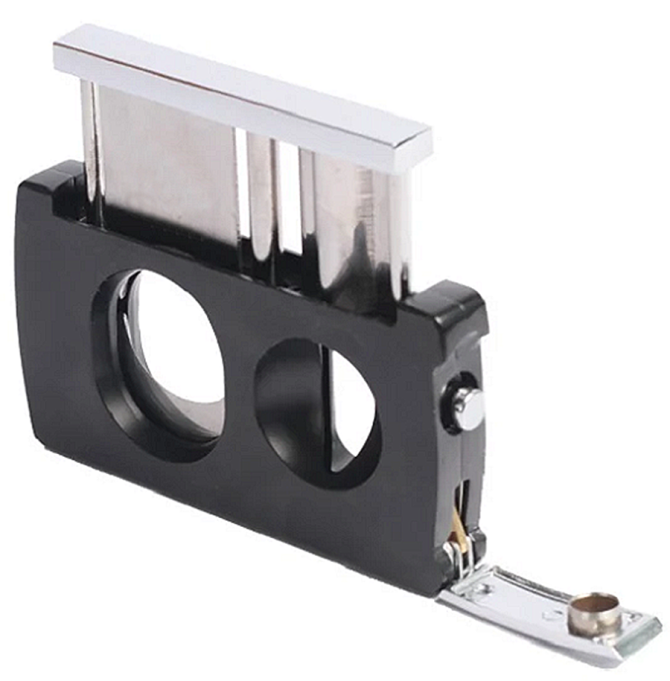 BLD 2F Double Blade Cigar Cutter – Square – Rose Gold - Image 10