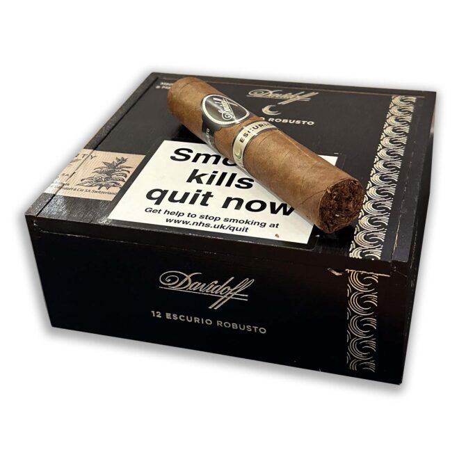 Davidoff Escurio Robusto Cello Cigar / Box of 12 - Image 3