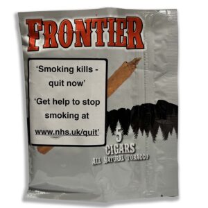 FRONTIER Cheroots Silver (Russian Cream) / Pack of 5