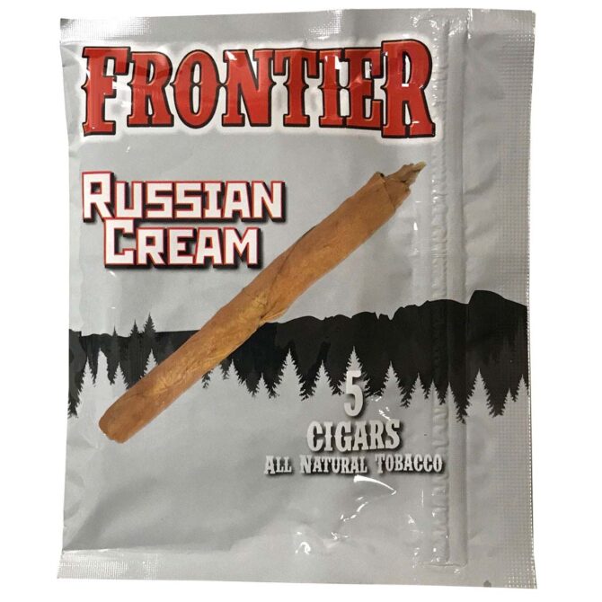 FRONTIER Cheroots Silver (Russian Cream) / Pack of 5