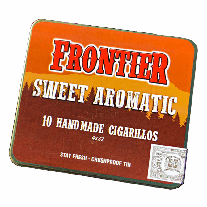 FRONTIER Cigarillos Authentic (Sweet Aromatic) / Tin of 10