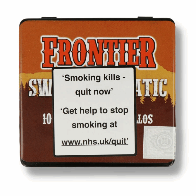 FRONTIER Cigarillos Authentic (Sweet Aromatic) / Tin of 10 - Image 2