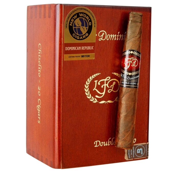 La Flor Dominicana Double Ligero Chiselito / Box of 20 - Image 3