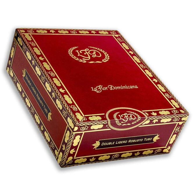 La Flor Dominicana Double Ligero Robusto Cristal Tubo / Box of 10 - Image 2