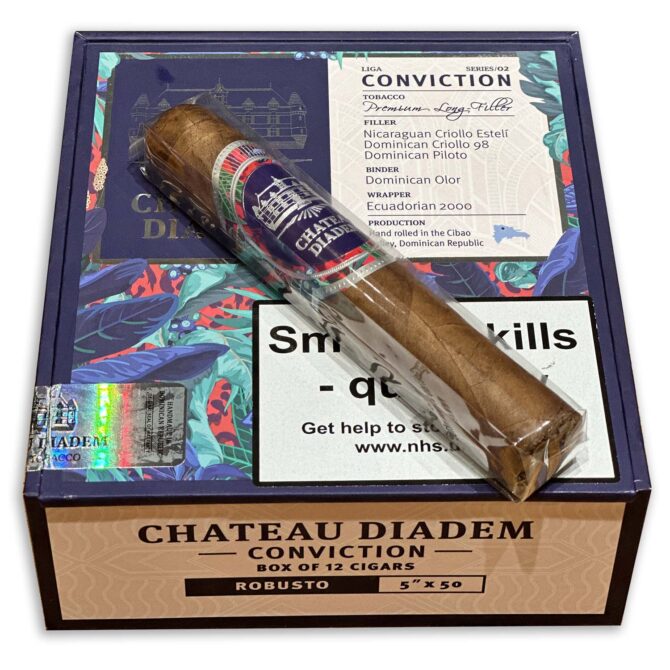Chateau Diadem Conviction Robusto / Box of 12 - Image 2