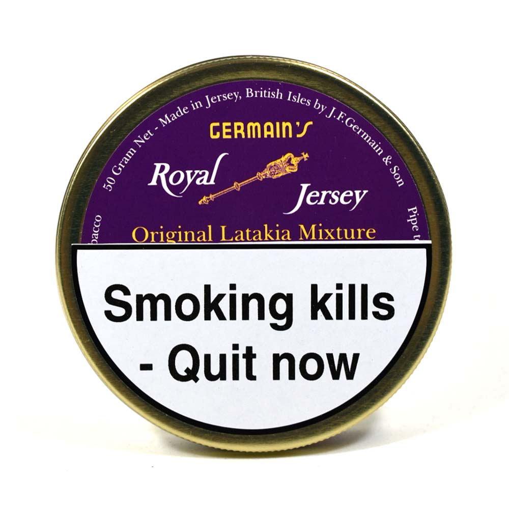 Germain's Royal Jersey Original Latakia mixture Pipe Tobacco 50g Tin